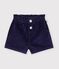 Shorts lisos de terciopelo para beb&eacute; SOIR