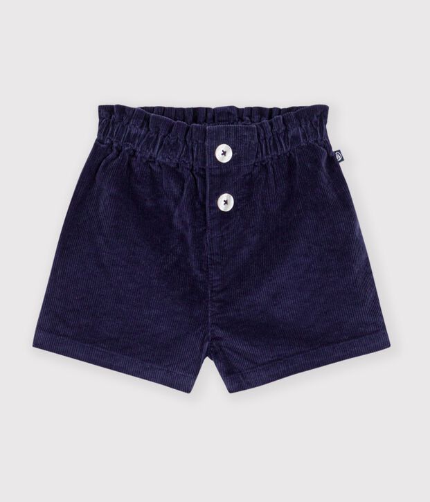 Shorts lisos de terciopelo para beb&eacute; SOIR