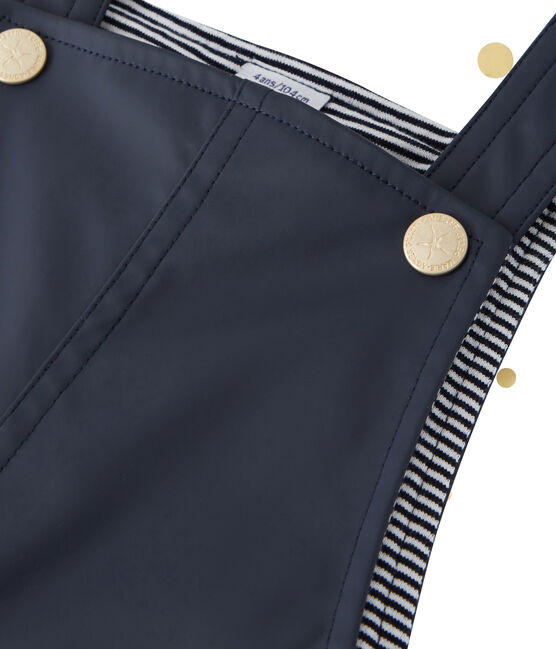 Mono de bebé impermeable Petit bateau x Marie-Agnès Gillot azul SMOKING