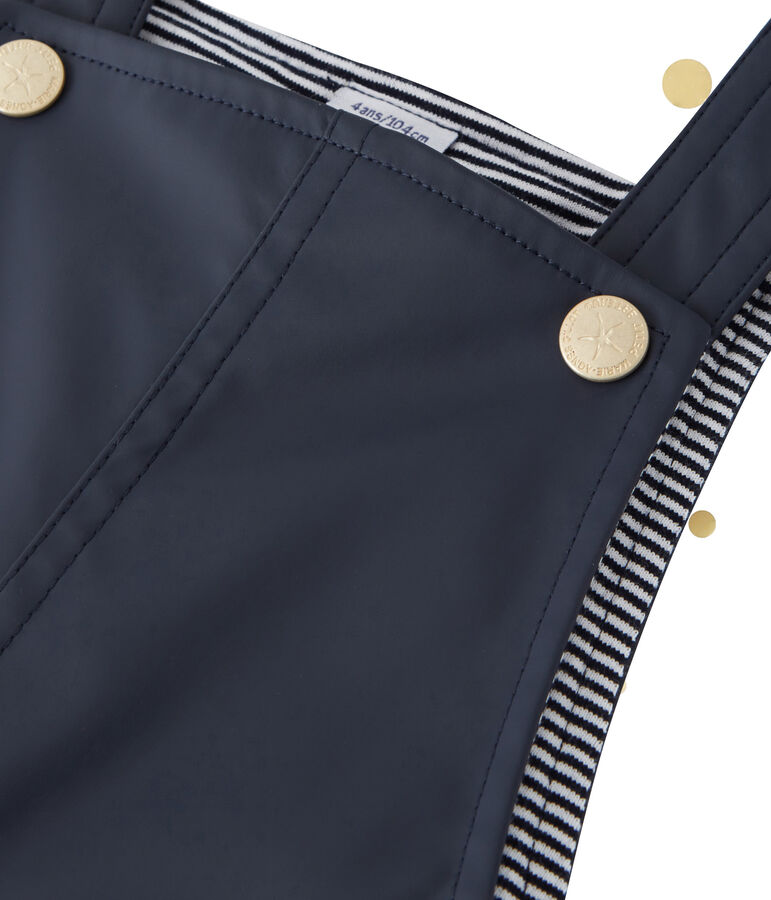 Mono de beb&eacute; impermeable Petit bateau x Marie-Agn&egrave;s Gillot azul SMOKING