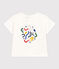 Camiseta de manga corta de jersey ligero para bebé blanco MARSHMALLOW