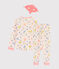 Pijama de disfraz de flamenco rosa para niña de punto rosa FLEUR/blanco MULTICO
