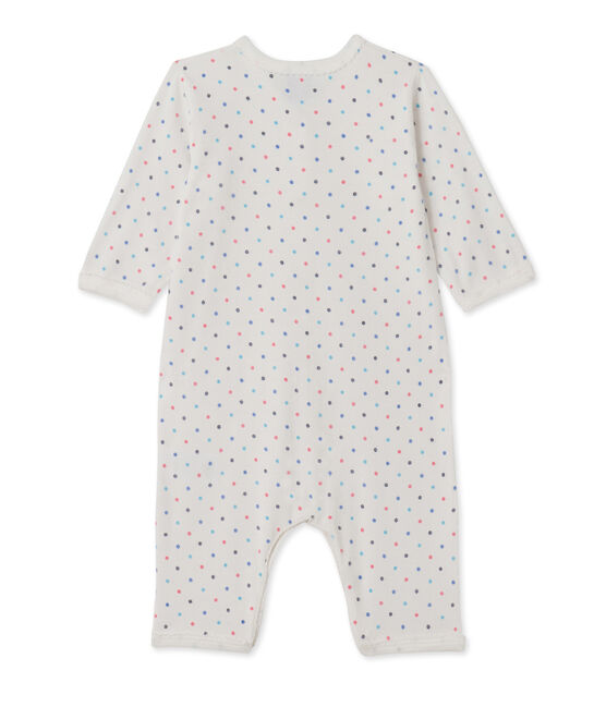 Pelele estampado para bebé niña blanco LAIT/rojo CARMEN/ MULTICO