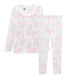 Pijama de corte muy ajustado de punto para niña