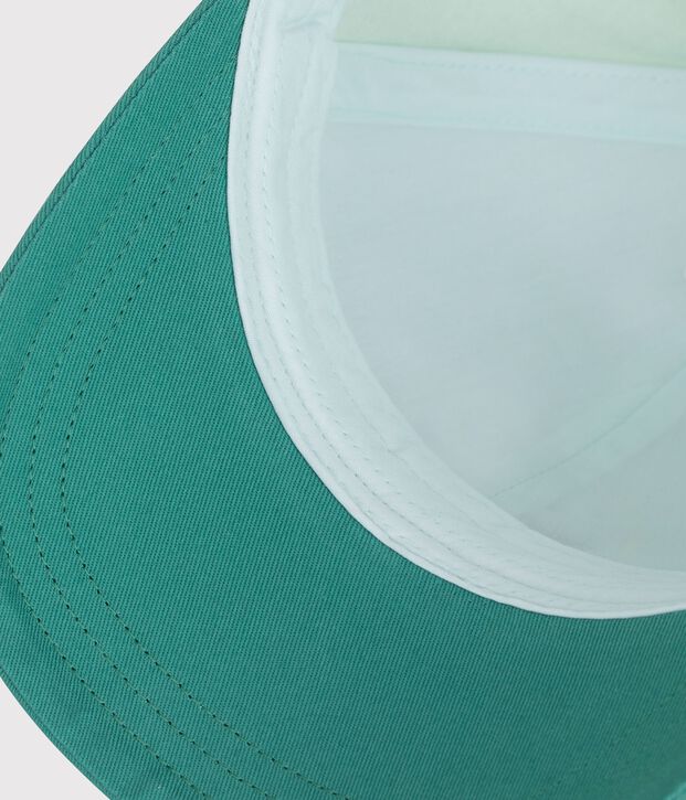 Sombrero infantil de algod&oacute;n azul/multicolor