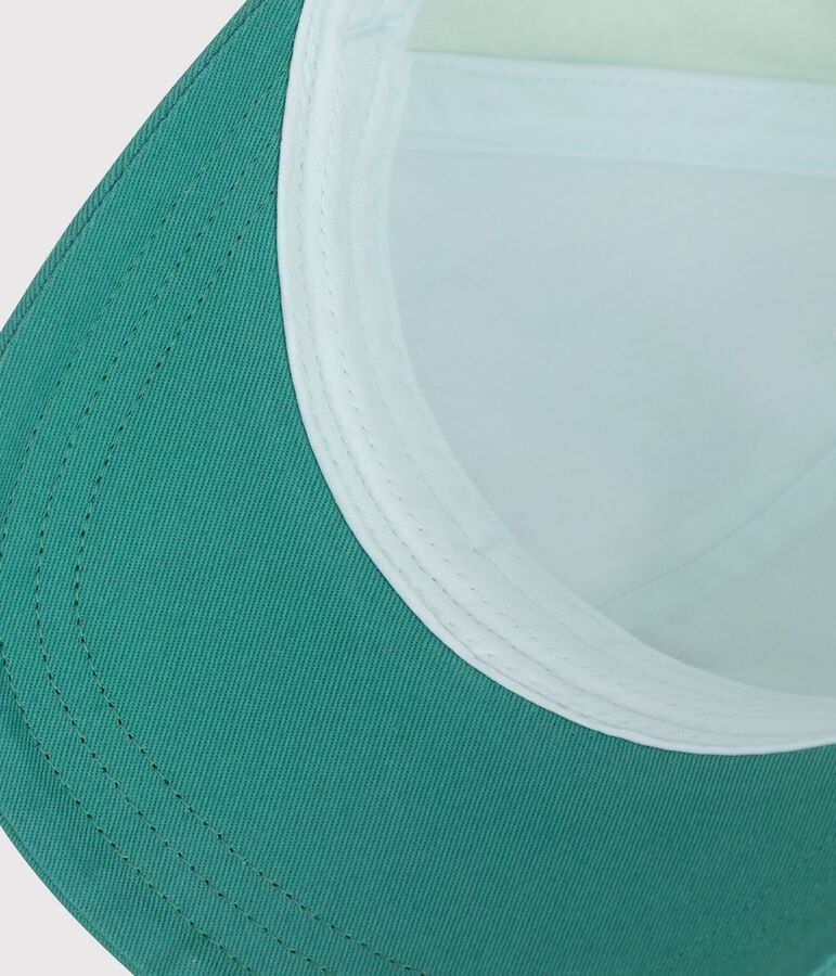 Sombrero infantil de algod&oacute;n azul/multicolor