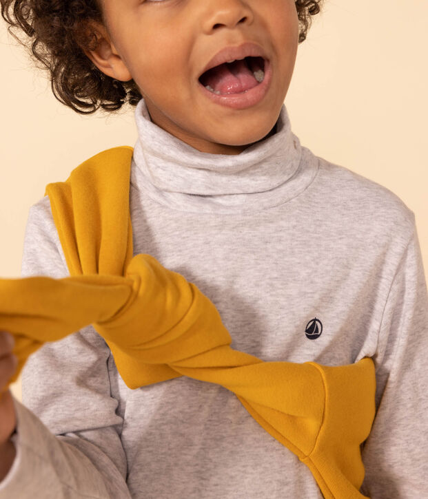 Prenda de cuello cisne de algod&oacute;n de ni&ntilde;a/ni&ntilde;o FUMEE CHINE