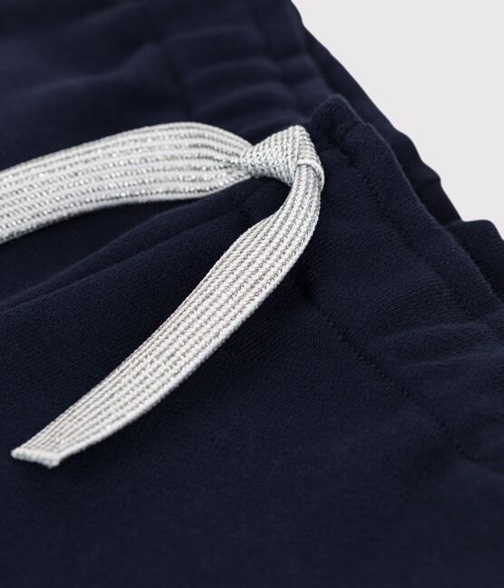 Pantalón de muletón de bebé. azul SMOKING