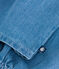 Blusa de manga larga de tejido vaquero para niña azul DENIM CLAIR