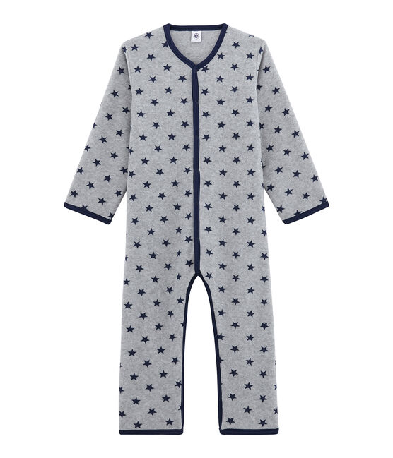 Buzo de polar para niño pequeño gris SUBWAY/azul LOGO