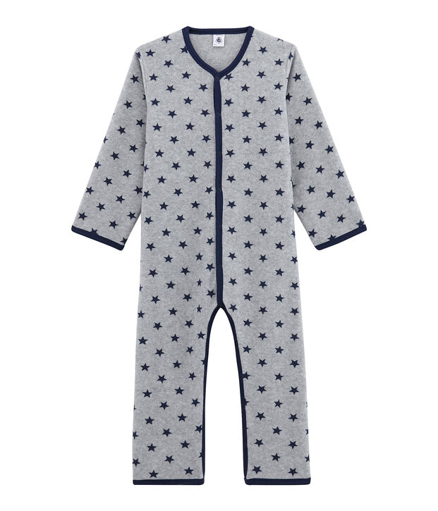 Buzo de polar para ni&ntilde;o peque&ntilde;o gris/azul