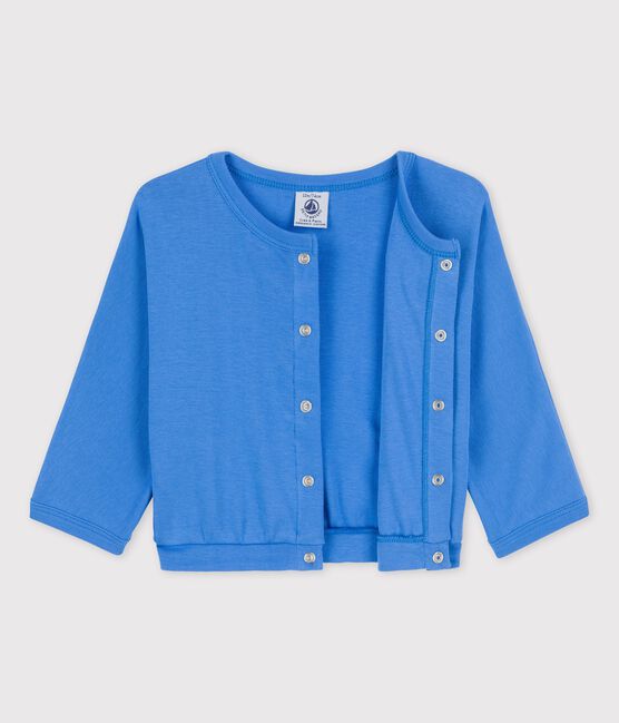 Cárdigan de algodón para bebé azul BRASIER