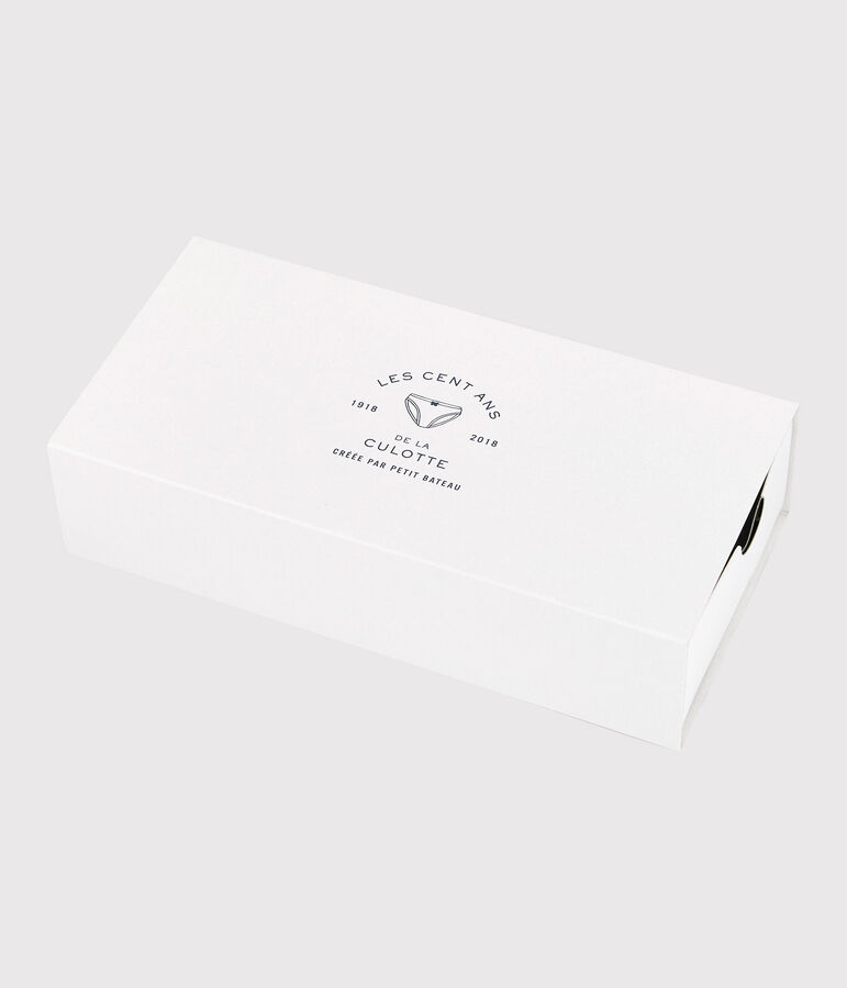 Pack de 5 braguitas de algod&oacute;n fino para mujer multicolor