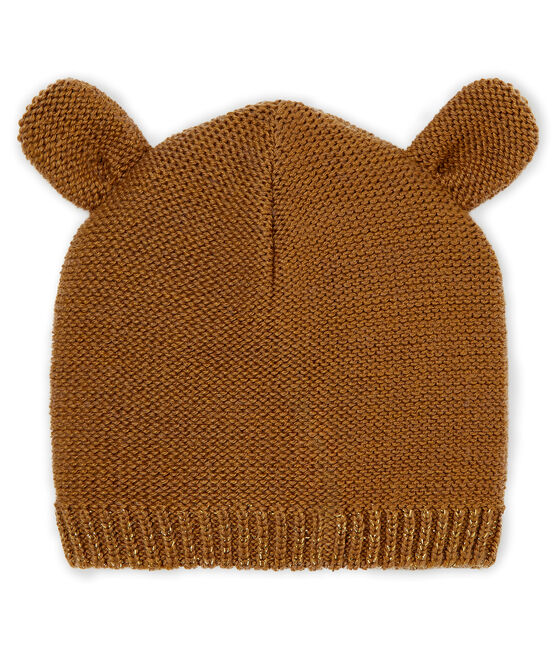 Gorrito para bebé marron BRINDILLE/amarillo DORE