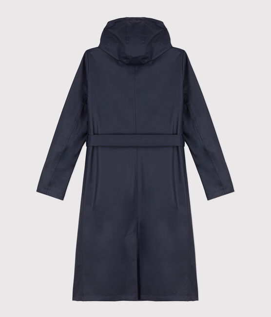 Gabardina con capucha para mujer azul SMOKING