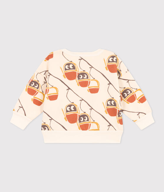 Sudadera de muletón estampada para bebé blanco AVALANCHE/ MULTICO