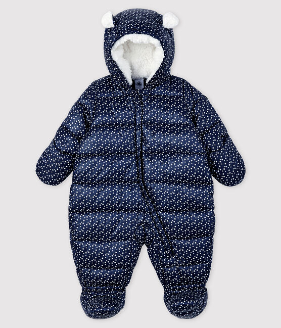 Mono de piloto para bebé niña/niño azul SMOKING/blanco MARSHMALLOW