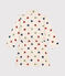 Bata polar infantil estampada blanco AVALANCHE/ MULTICO