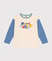 Camiseta de manga larga de punto fino para niño blanco AVALANCHE/ MULTICO