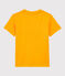 Camiseta de manga corta de punto de niño amarillo TEHONI