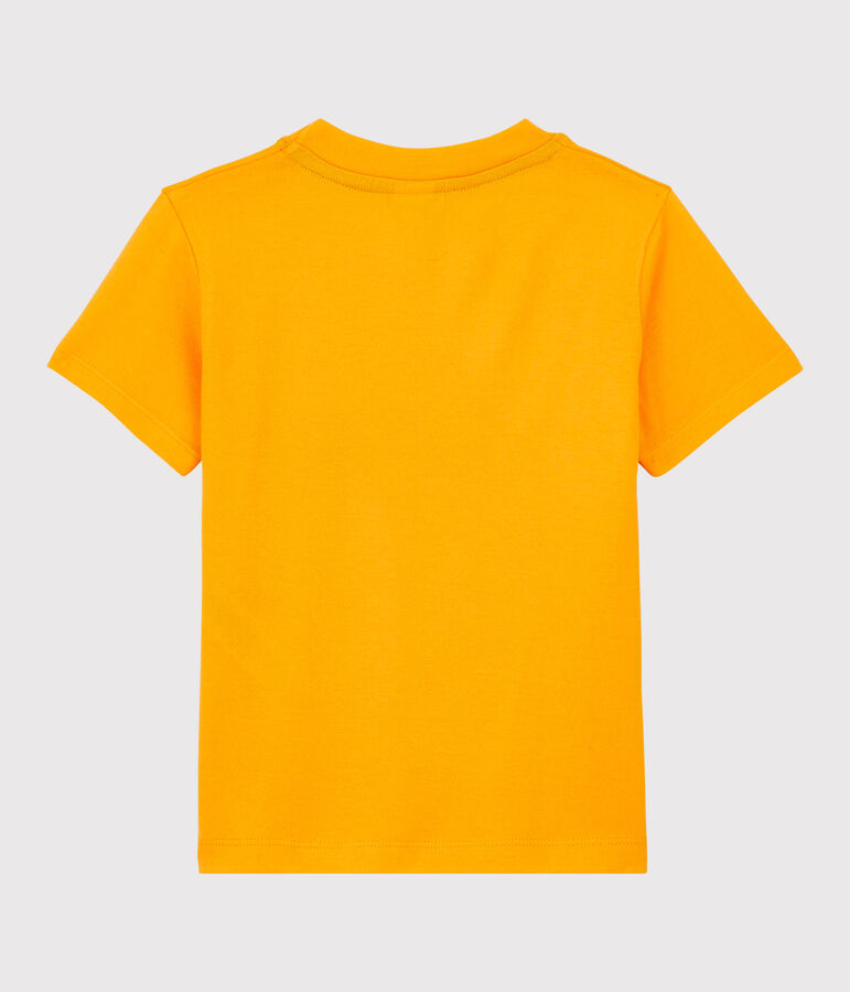 Camiseta de manga corta de punto de ni&ntilde;o amarillo TEHONI