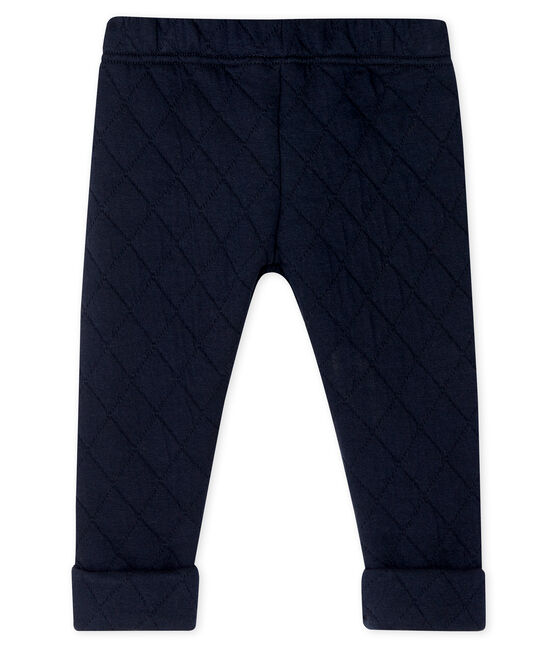 Pantalón de bebé niño en túbico acolchado azul SMOKING CN