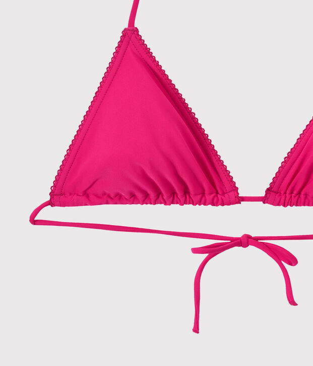 Bikini para mujer liso rosa