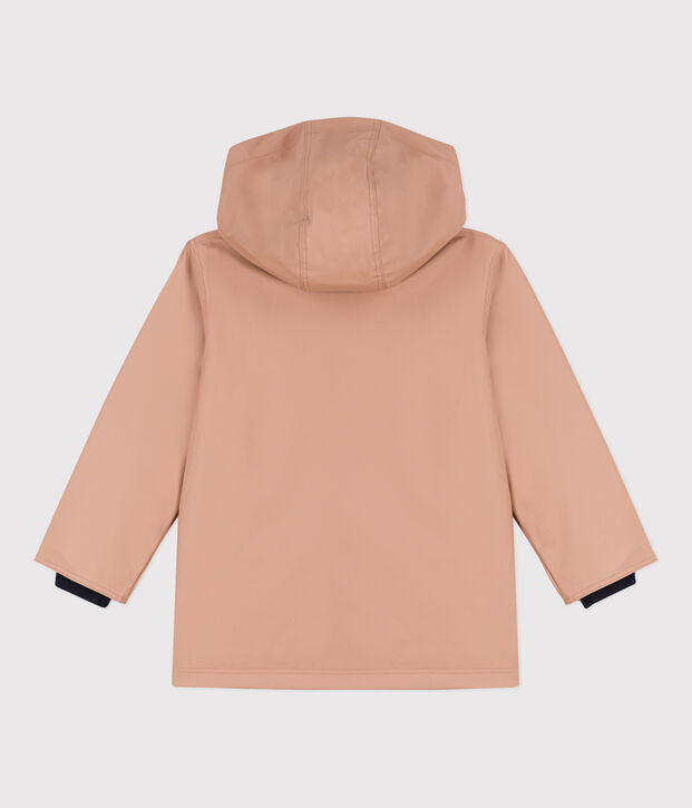 CHUBASQUERO EMBLEM&Aacute;TICO RECICLADO PARA NI&Ntilde;O/NI&Ntilde;A beige