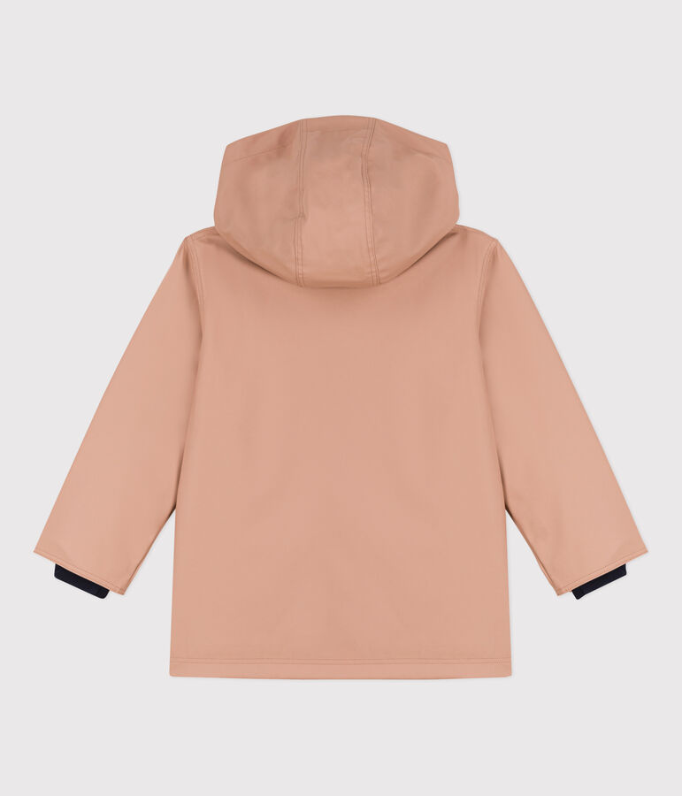 CHUBASQUERO EMBLEM&Aacute;TICO RECICLADO PARA NI&Ntilde;O/NI&Ntilde;A beige