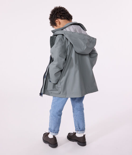 Impermeable emblemático reciclado para niña/niño verde THUYA