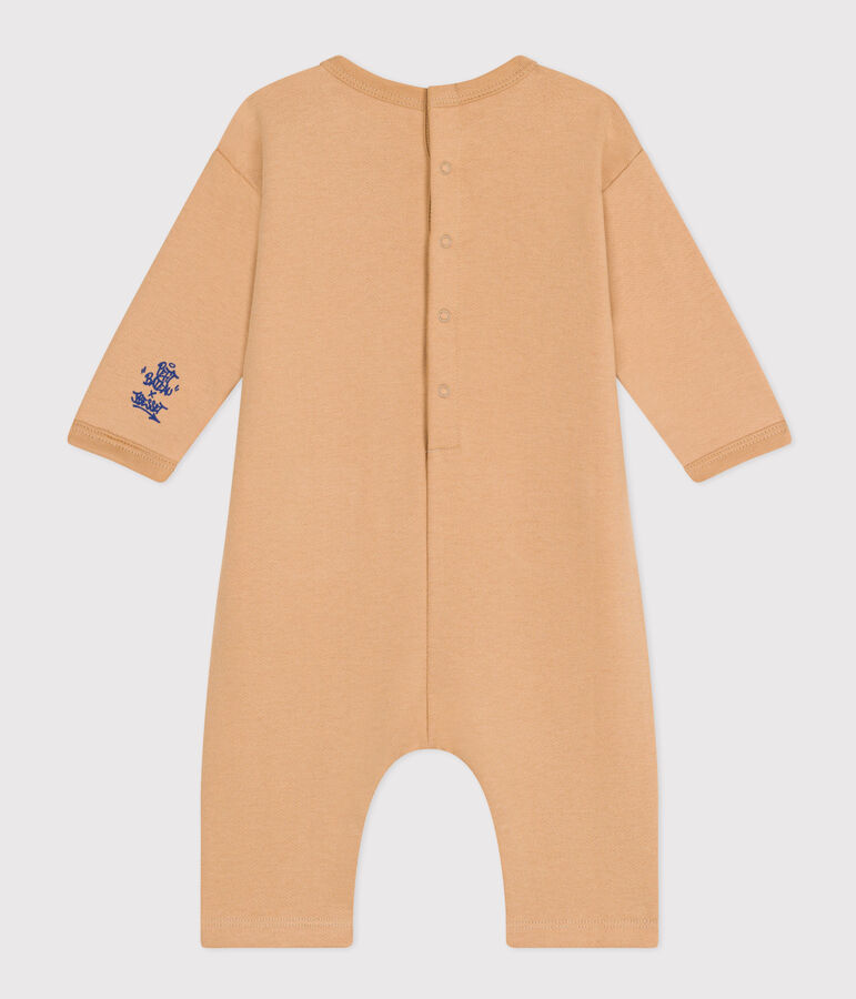 Mono largo de mulet&oacute;n para beb&eacute; beige