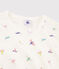 Pijama snugfit con estampado de pájaros para niña pequeña de punto blanco MARSHMALLOW/blanco MULTICO