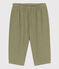 Pantalón de gasa de algodón para bebé verde MARECAGE