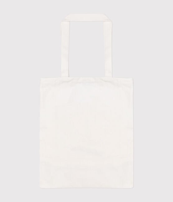 Bolsa tote Monsieur Madame de algodón blanco MARSHMALLOW