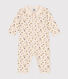 Pijama sin pies de algodón con estampado de flores para bebé