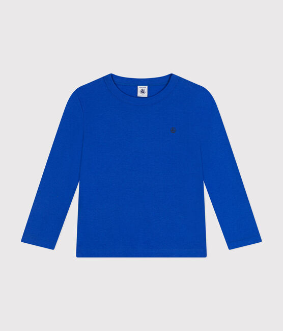 Camiseta de manga larga de punto para niño/a azul CALVIN