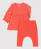 Vestido de lunares de bebé de niña de algodón orgánico OURSIN/ ECUME