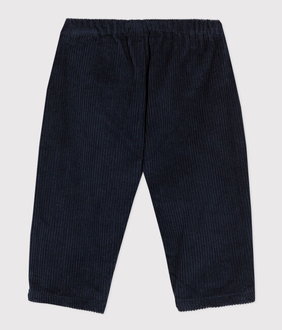 Pantalón de pana para bebé azul SMOKING