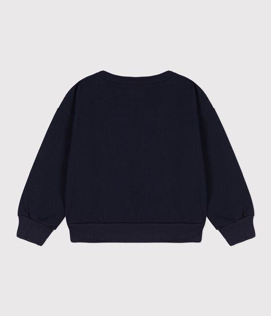Sudadera de muletón afelpado para niño azul SMOKING