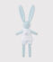 Doudou conejito estampado azul TOUDOU/blanco ECUME