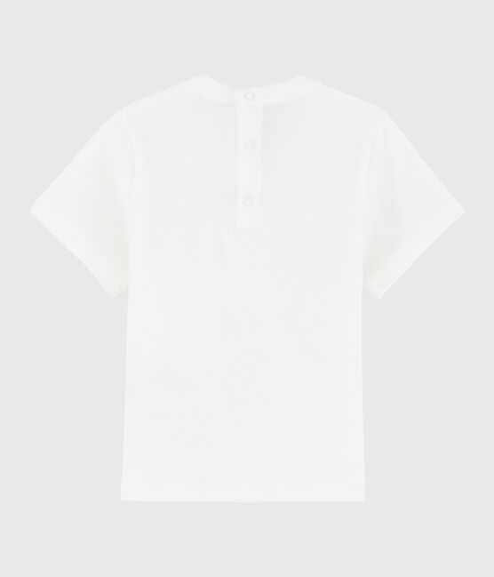 Camiseta para bebé niña blanco ECUME