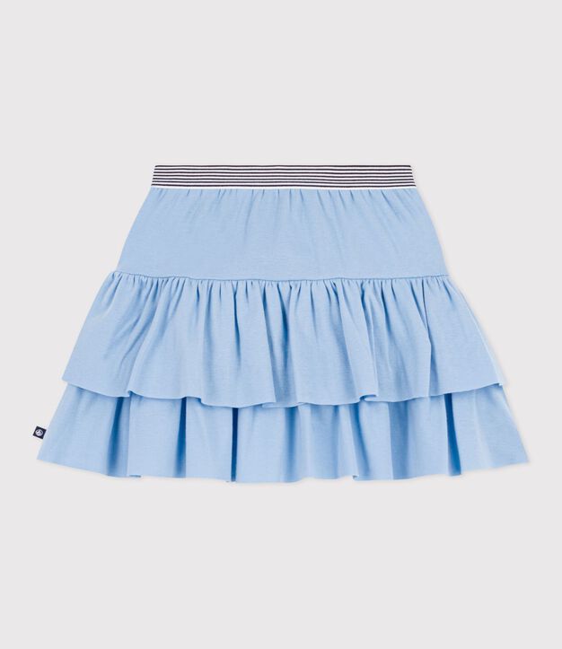 Falda infantil corta y lisa de algod&oacute;n FLO
