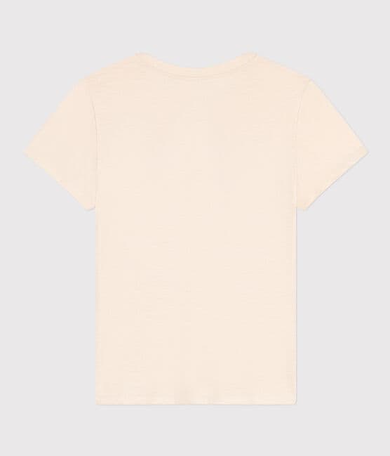 Camiseta LE DROIT de algodón con cuello redondo para mujer crudo AVALANCHE