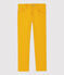 Pantalón slim de sarga de niño amarillo BOUDOR