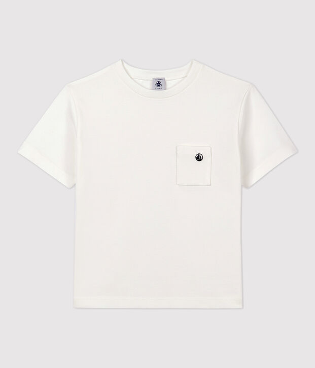 Camiseta de ni&ntilde;o blanco