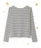 Marinière femme décolletée dans le dos. Petit bateau x Marie-Agnès Gillot beige COQUILLE/azul SMOKING