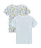 Par de camisetas manga corta de algodón infantiles para niño variante 1