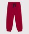 Pantal&oacute;n infantil de jogging de algod&oacute;n rojo