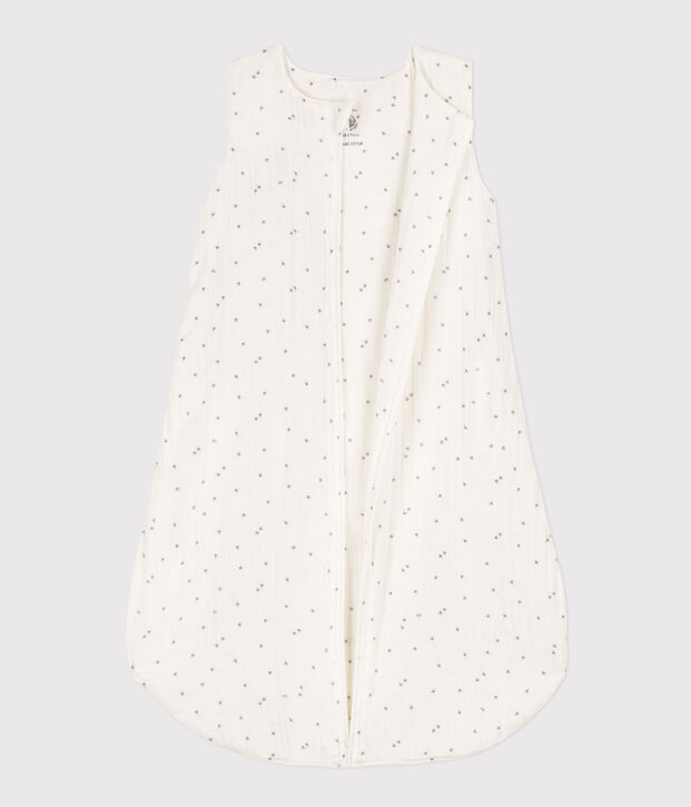 Saco ligero de gasa de algod&oacute;n TOG 1 blanco/gris