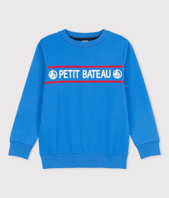 Sudadera de muletón de niño azul BRASIER